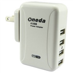 Oneda 4口USB充電器 全能高效，同時為多設(shè)備續(xù)航